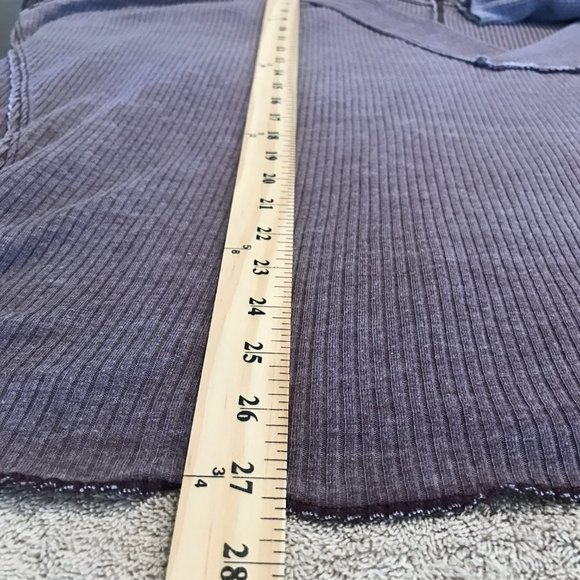 Free People We The Free Oceanview top in Wine, size L - Picture 8 of 10